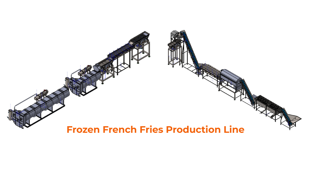 Automatic French Fries Production Line - French Fry Process Line Supplier